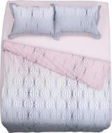 Комплект постельного белья Geometry 1,5 розовый с серым La Nuit