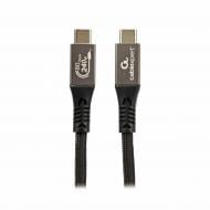 Кабель Cablexpert USB4 2.0 80Gbps, 240W(48V5A), 16K60Hz, Type-C/Type-C 1 м black (CCBP-USB4.2-CMCM240-1M)