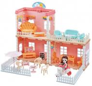 Игровой набор Qixi Toys Домик с куклой х121 элемент JSF092258