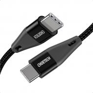 Кабель Choetech USB 2.0, Power Delivery (PD) 100 Ватт 1 м чорний (XCC-1008)