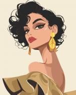 Картина по номерам Томный взгляд с металлизированными красками 10171-AC 40х50 см ART CRAFT