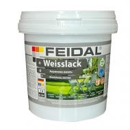 Эмаль акриловая Feidal Weisslack белый мат 1 л
