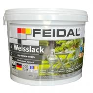 Емаль акрилова Feidal Weisslack білий мат 2,5 л