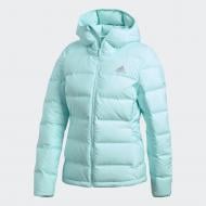 Пуховик жіночий демісезонний Adidas W HELIONIC HO J BQ1929 р.XL блакитний