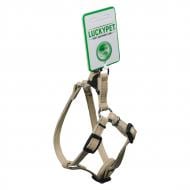 Шлея Lucky Pet двойной кожа 2,0/40-53 бежевый