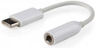 Адаптер Cablexpert USB Type-C - mini-jack 3,5 мм white (CCA-UC3.5F-01)