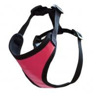 Шлея Lucky Pet №0 кожа+сетка 16-19 см/20-33 см розовый