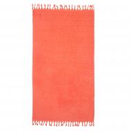 Полотенце пляжное Ромбы 90x160 см коралловый
