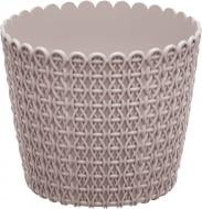 Горшок пластиковый Prosperplast Nitly круглый 1.7 л (21200-7529) мокко