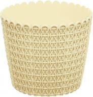 Горшок пластиковый Prosperplast Nitly круглый 3 л кремовый (31100-728)