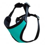 Шлея Lucky Pet №3 кожа+сетка 40-57 см/41-67 см голубой