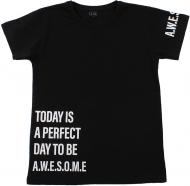 Футболка для девочек Фламинго р.152 черный 806-417