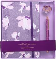 Блокнот Фіолетовий блиск з ручкою A5 80 аркушів