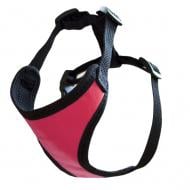 Шлея Lucky Pet №4 кожа+сетка 54-75 см/61-88 см розовый