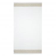 Полотенце пляжное Зигзаг 90x160 см белый
