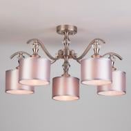 ВИТРИНА! Люстра потолочная Strotskis Ofelia 60070/5 5x40 Вт E14 никель/сатин