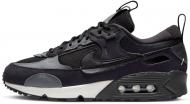 Кроссовки мужские демисезонные Nike AIR MAX 90 FUTURA DM9922-003 р.40,5 черные