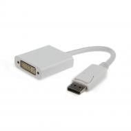 Адаптер Cablexpert 0,2 м белый (A-DPM-DVIF-002-W) DisplayPort на DVI