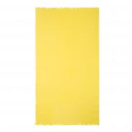 Полотенце пляжное Plain с бахромой 90x160 см желтый