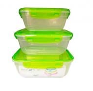 Набір контейнерів для харчових продуктів Stars Plast 3 шт. 94087