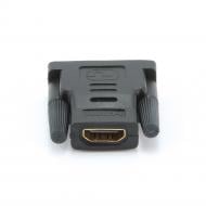 Адаптер Cablexpert черный (A-HDMI-DVI-2) HDMI-DVI, F/M позолоченные контакты