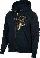 Джемпер Nike W NSW HOODIE FZ BB SHINE BV4988-010 р. M черный