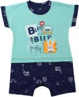 Песочник Фламинго для мальчиков р.74 ментоловый 545-417