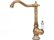 Змішувач для умивальника Fala Retro Bronze 4 з кульовим регулятором 75833