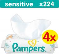 Дитячі вологі серветки Pampers Sensitive 64 шт.