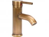 Змішувач для умивальника Fala RETRO BRONZE 2 з кульовим регулятором 75836