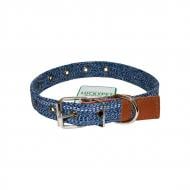 Ошейник Lucky Pet Milange одинарный светоотражающий 25 мм (37-52) синий Ошейник Lucky Pet Milange одинарный светоотражающий 25 мм (37-52) синий