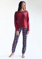 Пижама женская Roksana Friendly Family №1302/16112 р. 54 бордовый