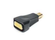 Адаптер Cablexpert чорний (A-mDPM-VGAF-01) перетворювач Mini DisplayPort в VGA