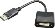 Адаптер Cablexpert 0,1 м чорний (AB-DPM-DVIF-002)