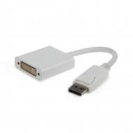 Адаптер Cablexpert 0,1 м белый (AB-DPM-DVIF-002-W) переходник DisplayPort на DVI