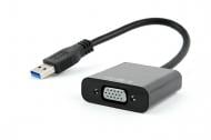 Адаптер Cablexpert 0,15 м черный (AB-U3M-VGAF-01) USB3.0-VGA