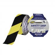 Лента против скольжения HPX Safety Grip желто-черная 50 мм 5 м