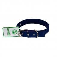Ошейник Lucky Pet одинарный брезент+кожа 2,5/17-41 синий