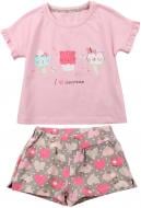 Костюм для девочек Фламинго р.116 розовый 743-420