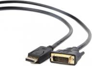 Кабель Cablexpert DisplayPort – DVI 1,8 м черный (CC-DPM-DVIM-6) DisplayPort вилка/DVI вилка