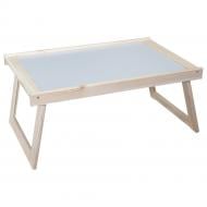 Поднос на складных ножках 450х335х180 мм серый