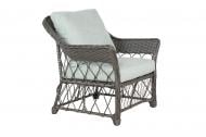 Кресло ротанговое Рональд к-т подушек графит 7 32x80x81 см графит темный