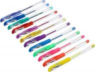 Набір ручок гелевих ZiBi Kids Line Neon + Glitter 12 шт.