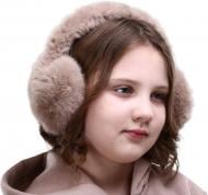 Головной убор Shantou наушники меховые детские классик беж E2312 E2312 р.OS бежевый