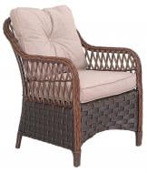 Кресло ротанговое Эдвард 12 темно-коричневый 32x