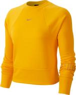 Джемпер Nike W NK DRY FLC GET FIT CRW NK GX BV5059-739 р. S желтый