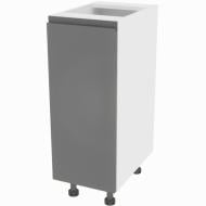 Тумба нижняя Влада (Н 30 правая) графит/белый Світ Меблів Тумба нижняя Влада (Н 30 правая) графит/белый Світ Меблів