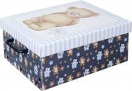 Скриня картонний Miss Space із кришкою Orsacchiotto Azzurro 160x300x370 мм