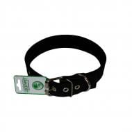 Ошейник Lucky Pet двойной брезент+кожа 3,5/42-56 черный