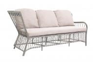 Диван садовий Алан кут з лівим підлокітником 77х192,3 см сірий